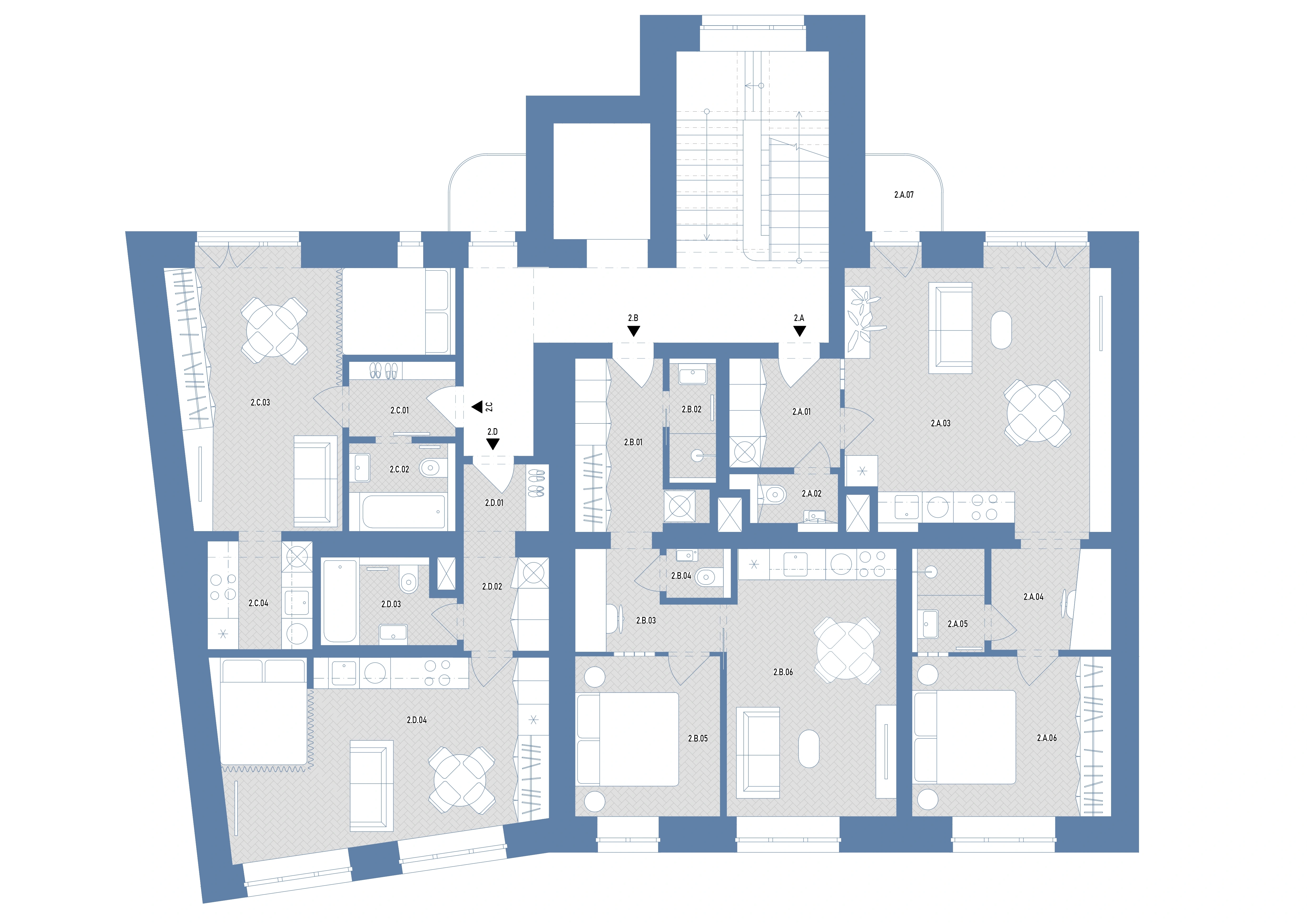 Bytový dům 5. května - interiér 7